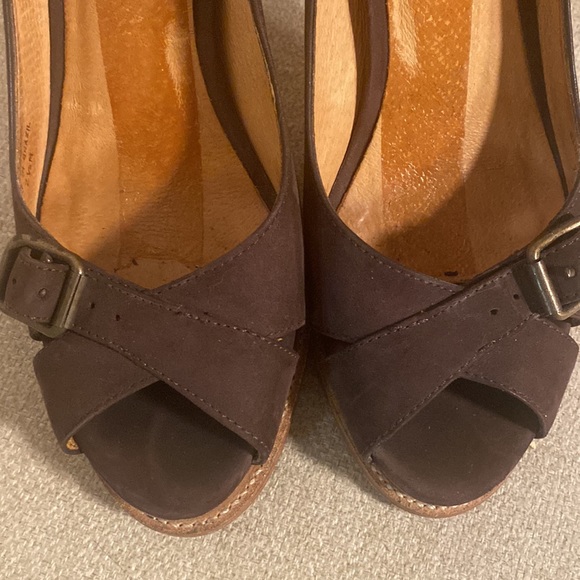 Michael Kors Brown Suede Heels - Picture 4 of 6